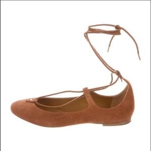 Chloe suede ballet flat